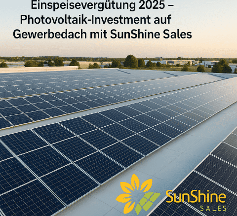 Photovoltaik Investment auf Gewerbedach mit SunShine Sales